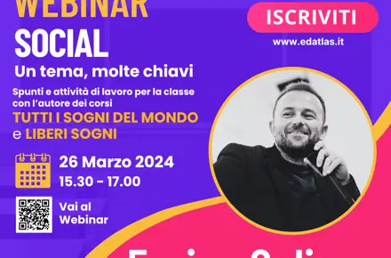 26/03/2024 Webinar SOCIAL. Un tema molte chiavi con Enrico GALIANO