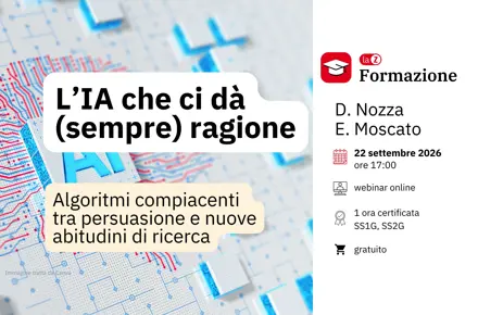 L’IA che ci dà (sempre) ragione