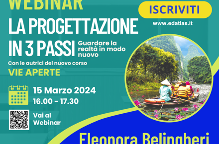 15/03/2024 Webinar LA PROGETTAZIONE IN 3 PASSI con Eleonora Belingheri e Giulia Pellegrini